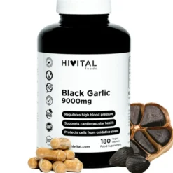 Ajo negro 9000 mg 180 cápsulas veganas Hivital