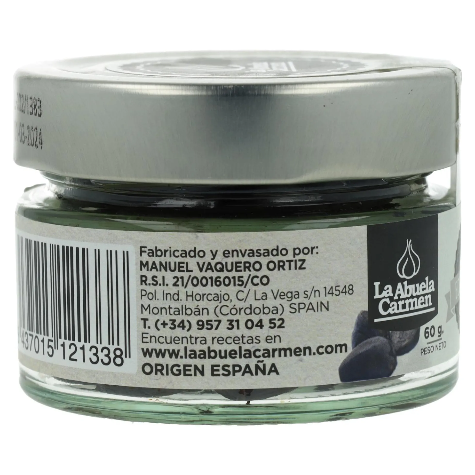 Ajo Negro pelado La Abuela Carmen 60g