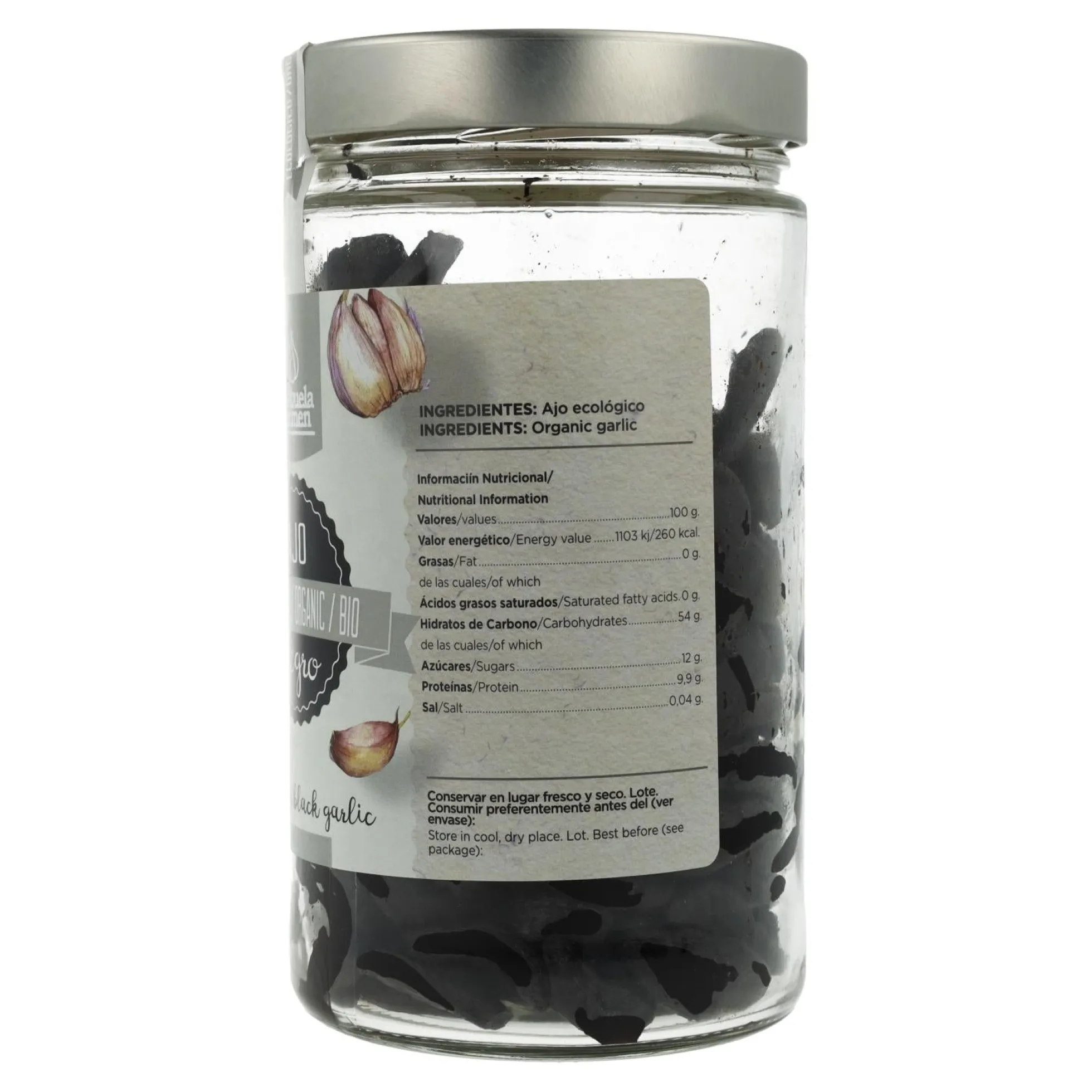 Ajo Negro tarrina de cristal La Abuela Carmen 400gr