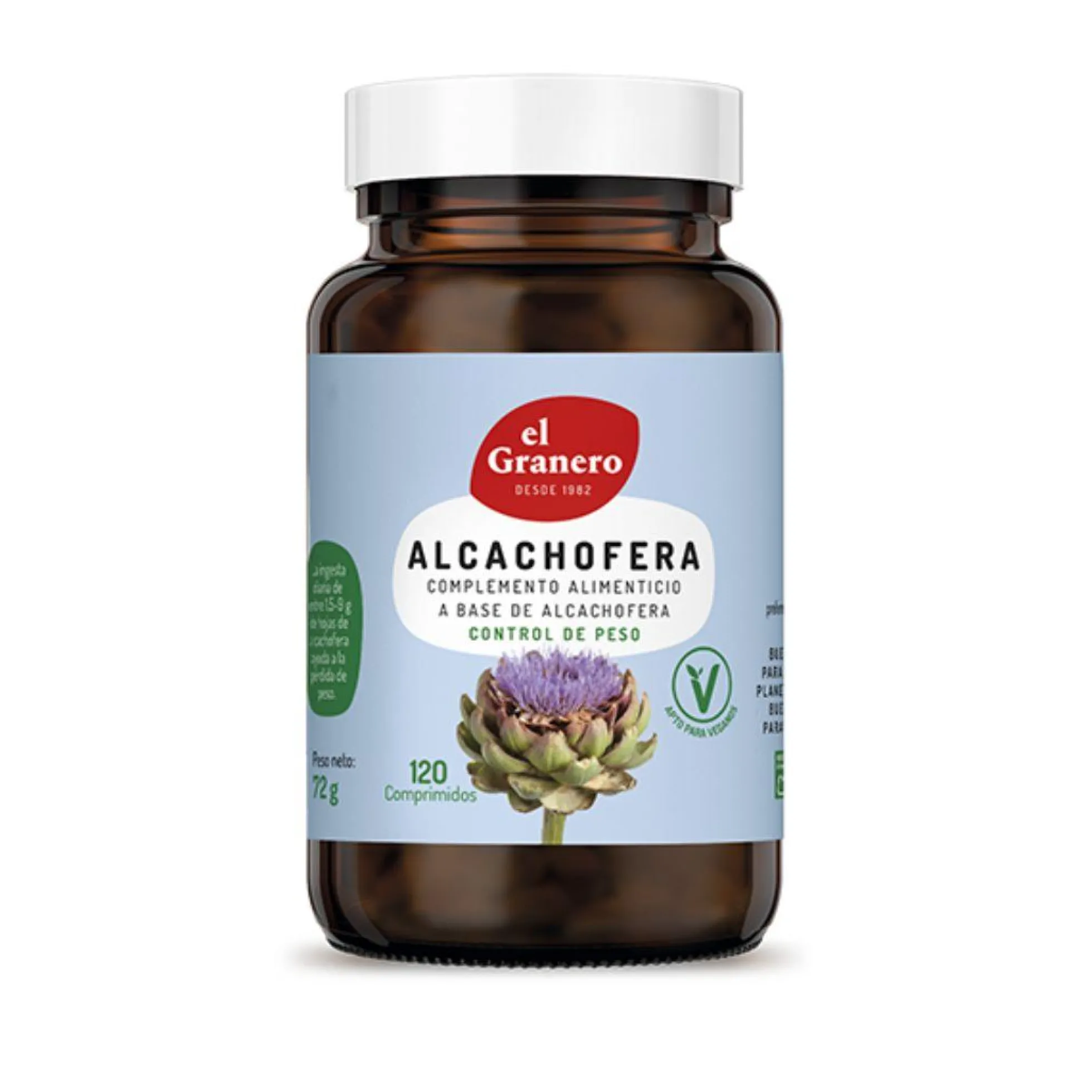 Alcachofera forte El Granero, 120 comprimidos, 600mg