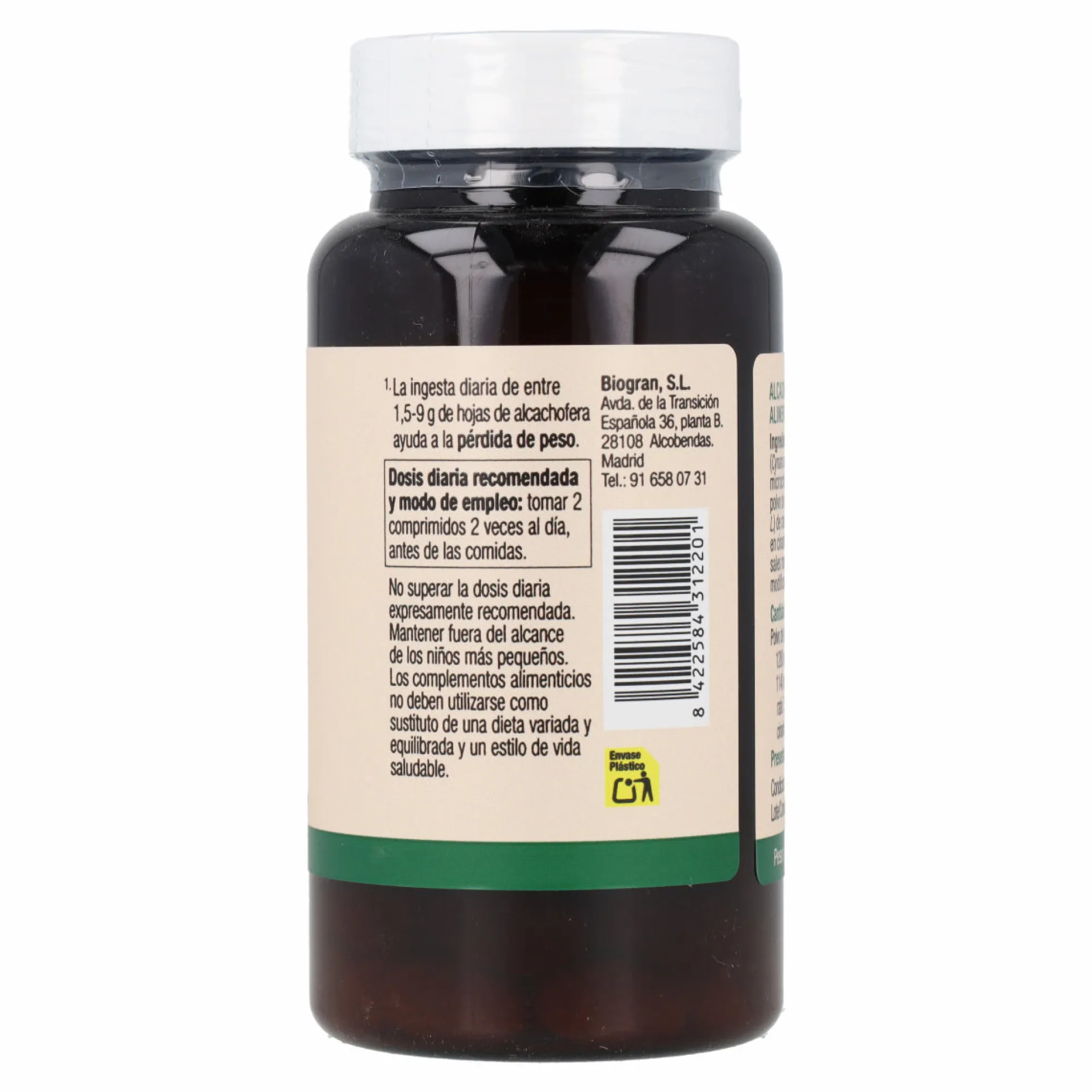 Alcachofera Naturcesta 80 Comprimidos
