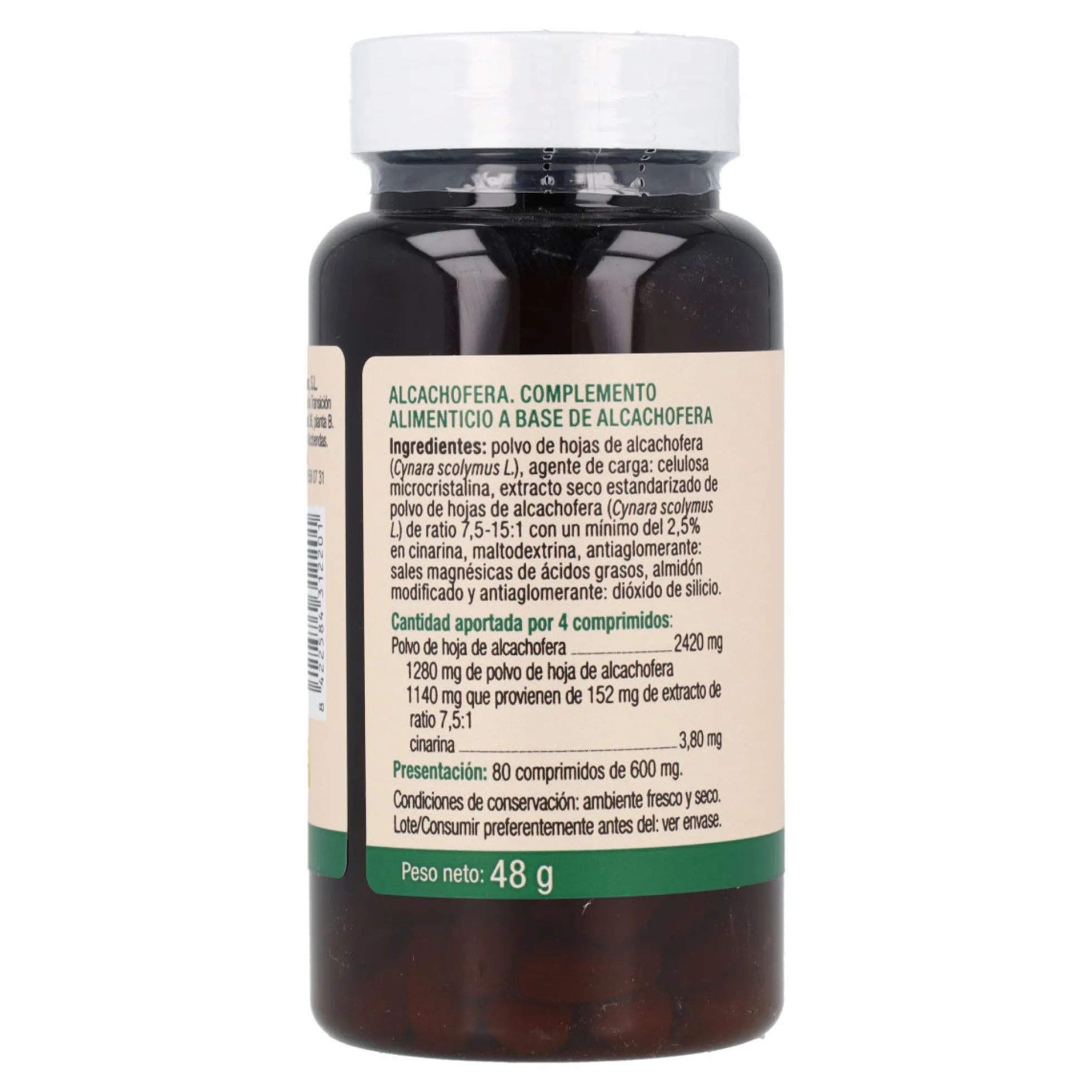 Alcachofera Naturcesta 80 Comprimidos