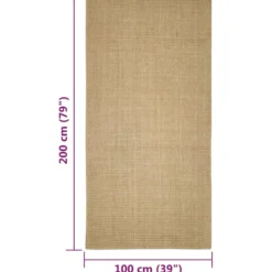 Alfombra De Sisal Para Rascador 100x200 Cm