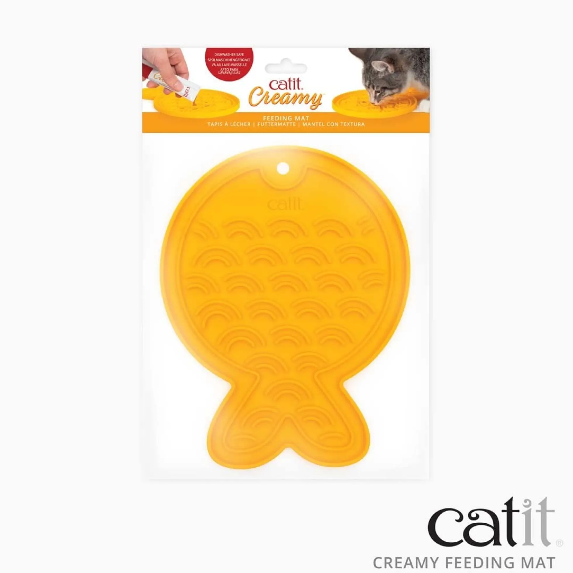 Alfombrilla para lamer con forma de pez Catit