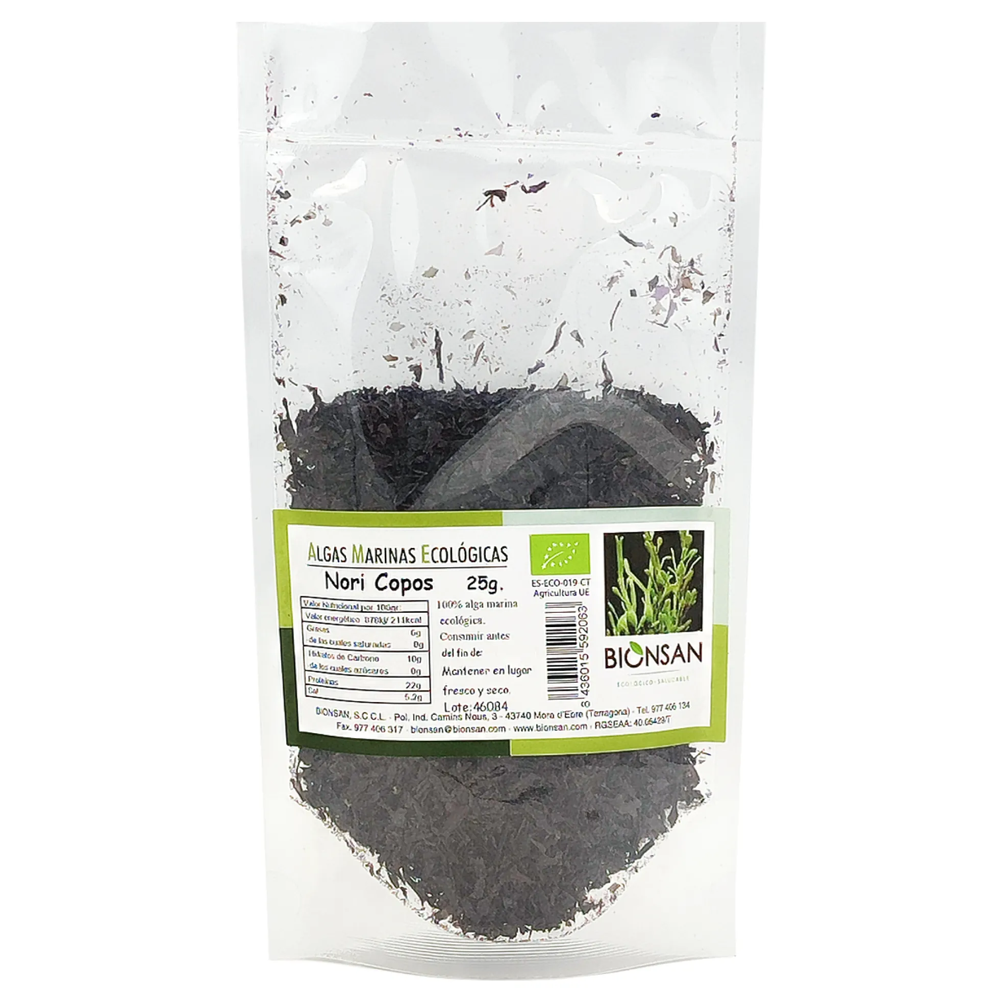 Alga Nori Copos Eco Bionsan 25gr