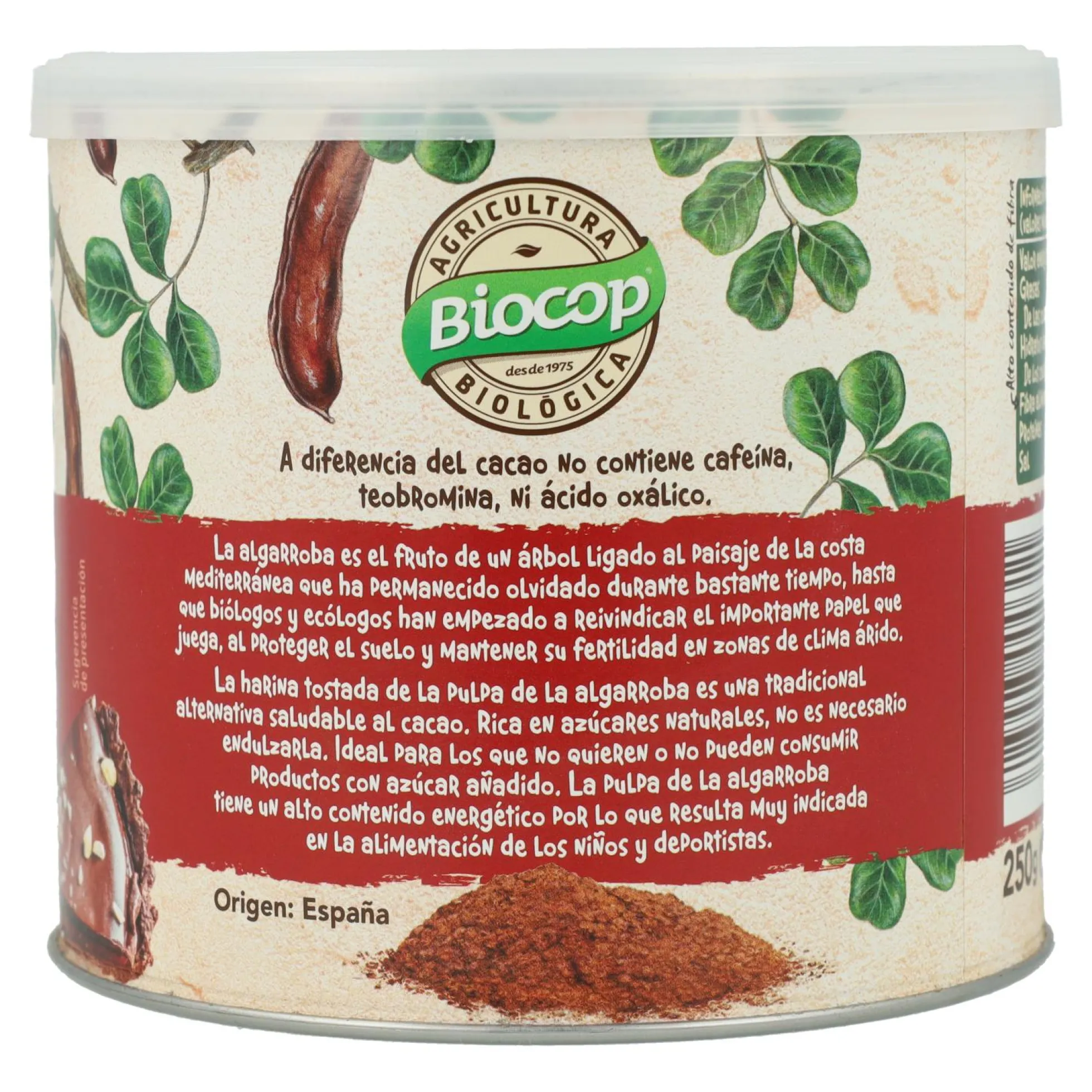 Algarroba en Polvo Bio Biocop 250g