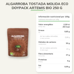 Algarroba Tostada Molida ECO Doypack Artemis Bio 250 g
