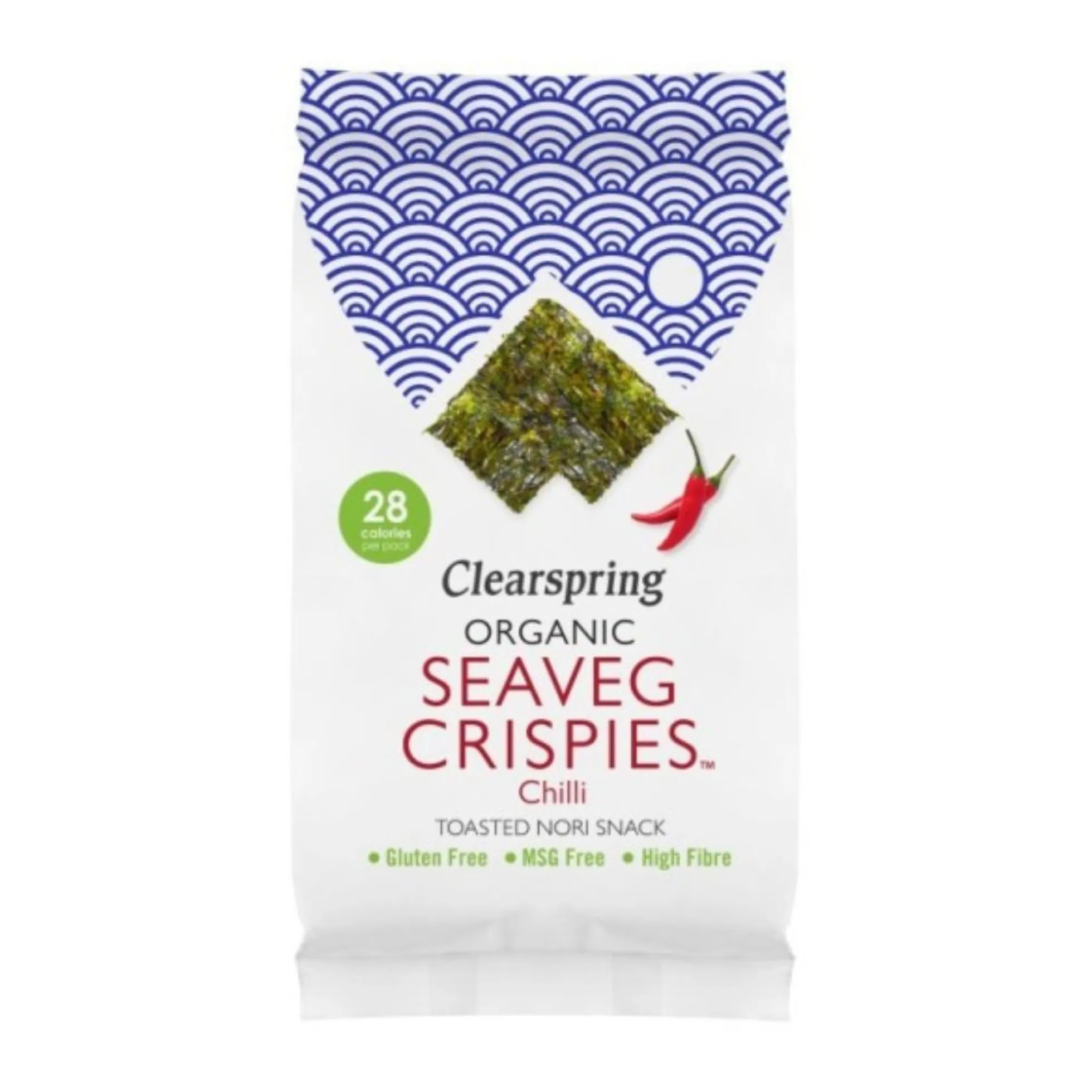 Alga Snack Nori Chilli Bio Clearspring 4 g