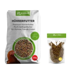 Alimento Gallinas 25 Kg+larvas 5 Kg