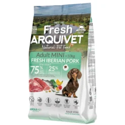 Alimento semihúmedo para perros Fresh Mini Iberian Pork Arquivet 2,5 Kg