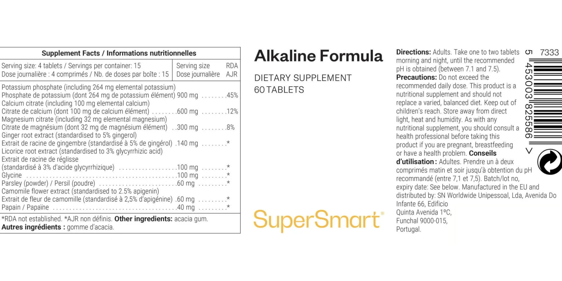 Alkaline Formula