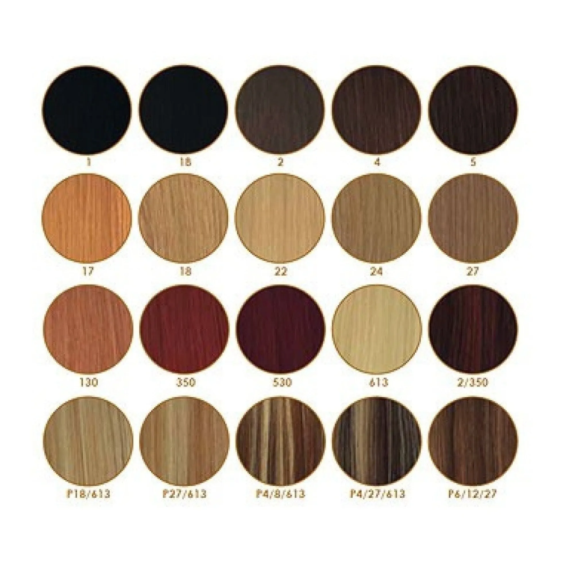Allure Extensiones Cabello Natural 50g 2 Uds. Clips Nº1b