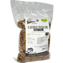 Almendra Ecológica Cruda Con Piel Bio 1 Kg