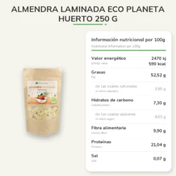 Almendra laminada ECO Planeta Huerto 250 g