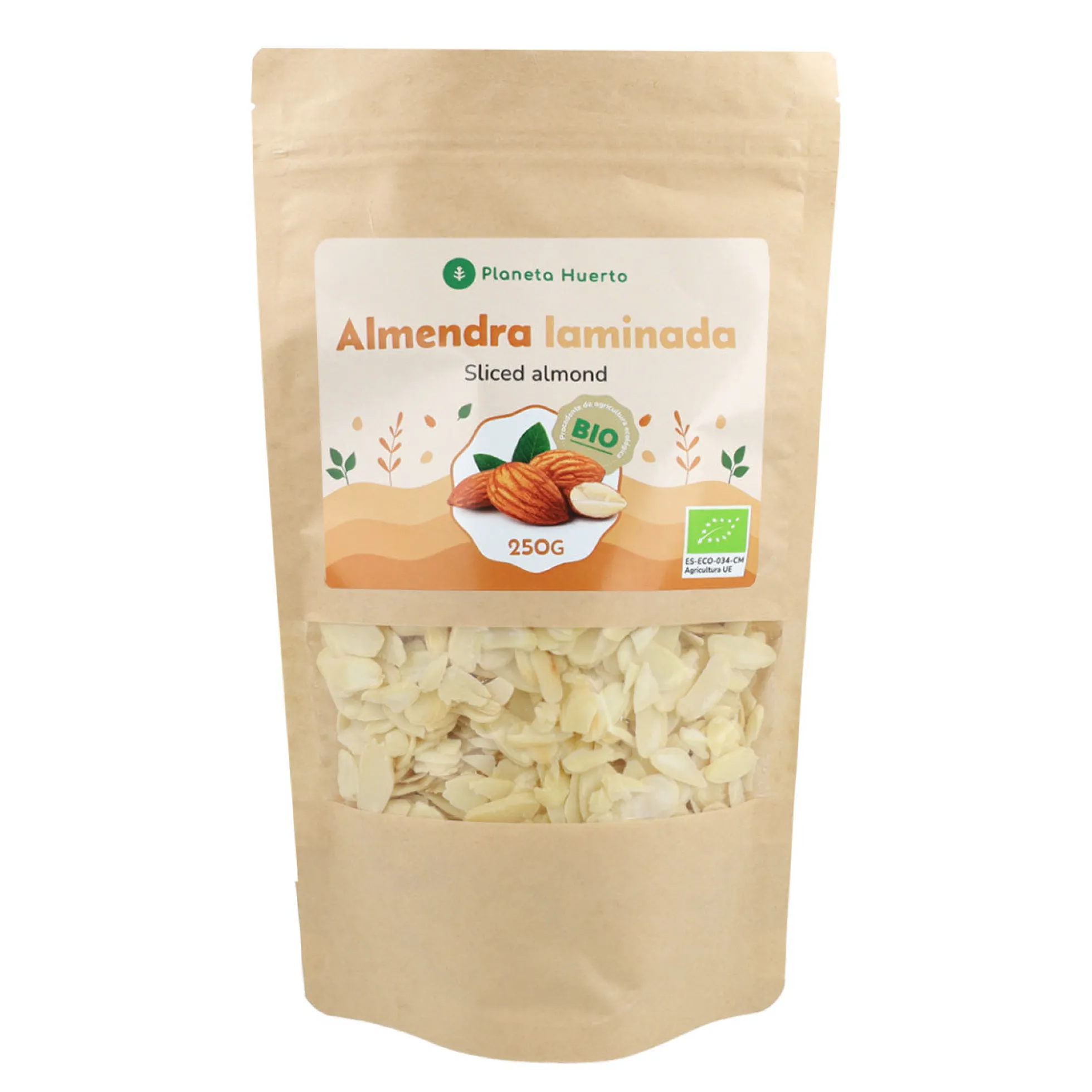 Almendra laminada ECO Planeta Huerto 250 g