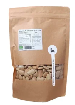 Almendra No Frita Sin Piel Y Sal Eco (400g).