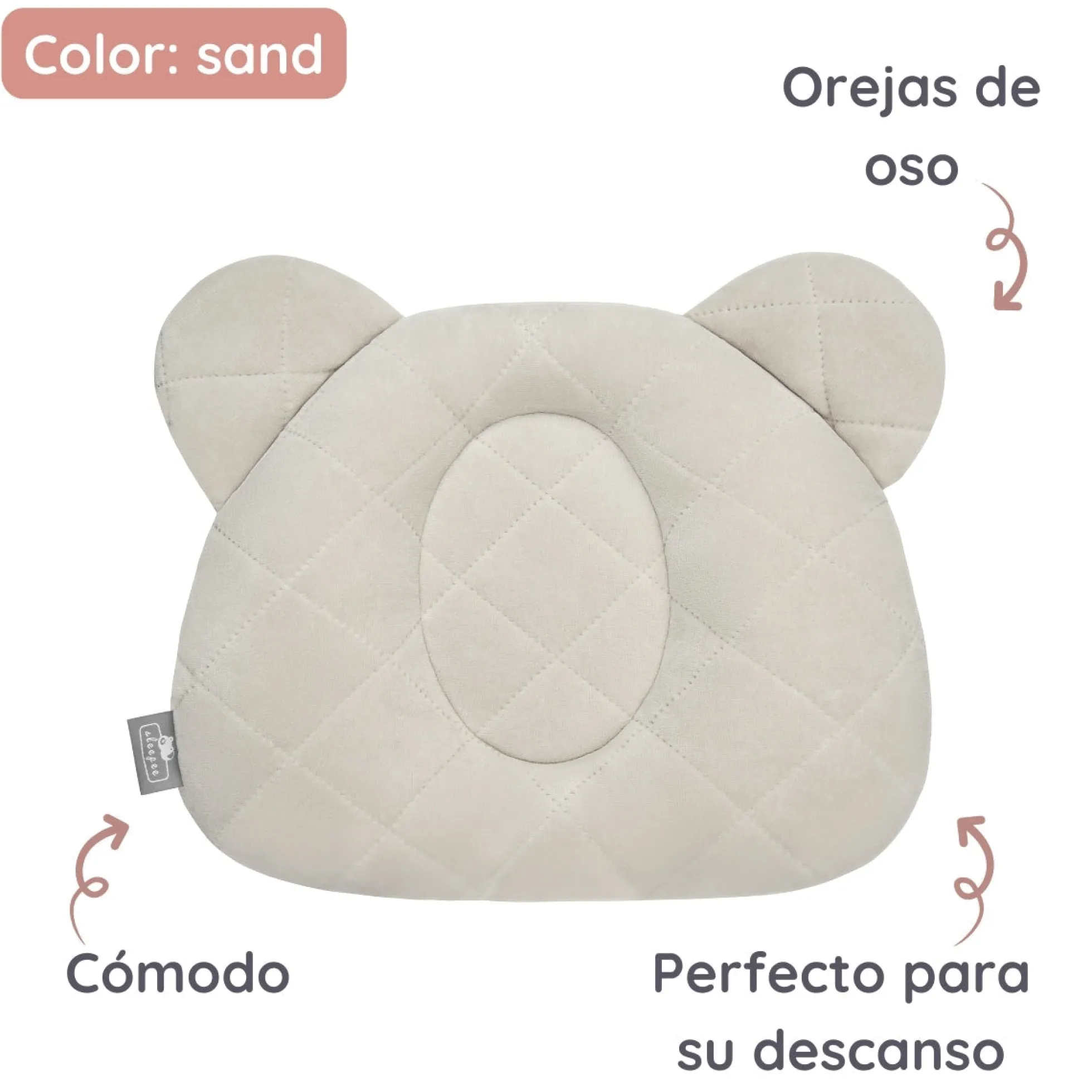 Almohada Cojin Plagiocefalia Bebés Royal Baby Sand
