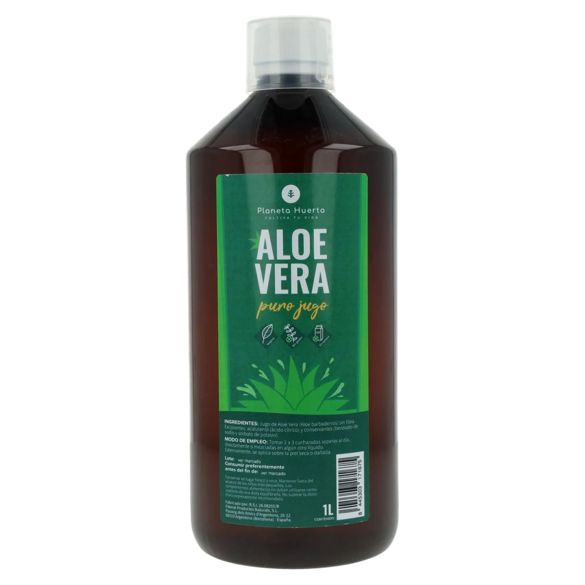Aloe Vera Jugo Planeta Huerto 1 L