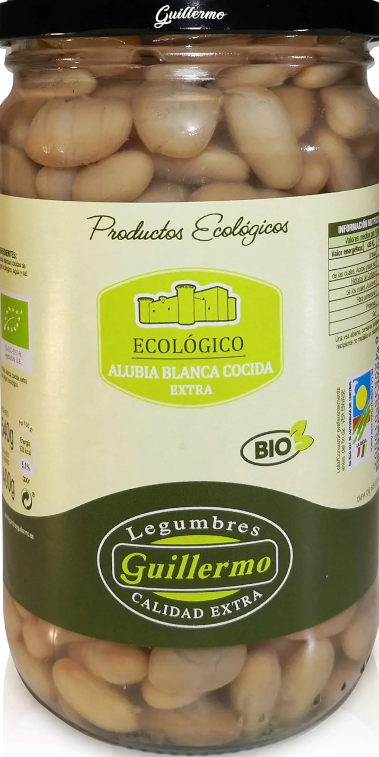 Alubia Blanca Cocida Bio - 540 G