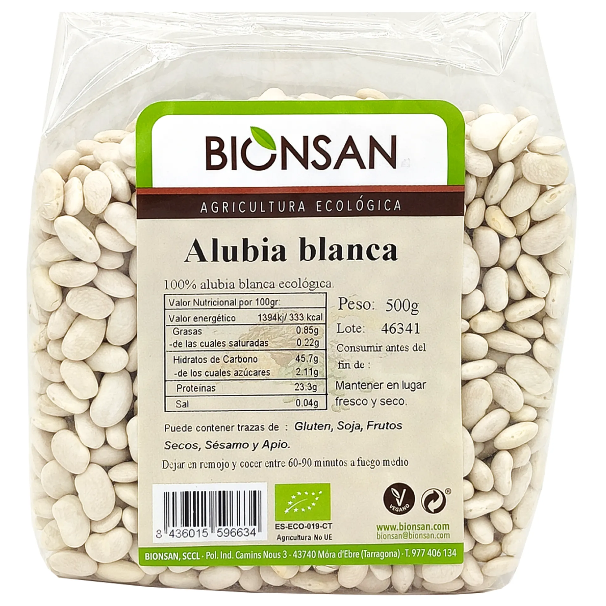 Alubia Blanca Eco Bionsan 500gr