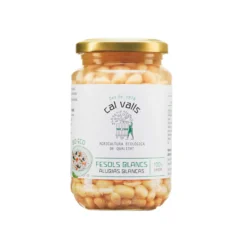 Alubias Blancas Cocidas del país "Fesolets" ECO Cal Valls 350g