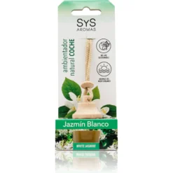 Ambientador Coche Jazmín Blanco SYS Aromas Style 7 ml | Aroma Floral y Dulce | Suave y Elegante