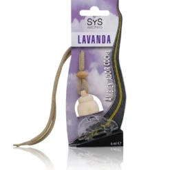 Ambientador Coche Lavanda Little Car SYS Aromas 6 ml | Aroma Floral y Agreste | Suave y Relajante
