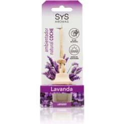 Ambientador Coche Lavanda SYS Aromas Style 7 ml | Aroma Floral y Agreste | Suave y Relajante