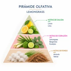 Ambientador Coche Lemongrass Gota SYS Aromas 6 ml | Aroma Cítrico y Fresco | Luminoso y Revitalizante