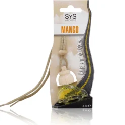 Ambientador Coche Mango Little Car SYS Aromas 6 ml | Aroma Tropical y Afrutado | Jugoso y Vibrante