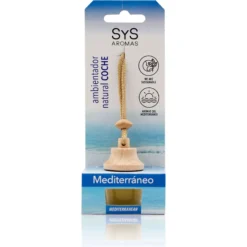 Ambientador Coche Mediterráneo SYS Aromas Style 7 ml | Aroma Fresco y Cítrico | Ligero y Luminoso