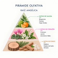Ambientador Coche Raíz Angélica Little Car SYS Aromas 6 ml | Aroma Herbal y Balsámico | Fresco y Equilibrado