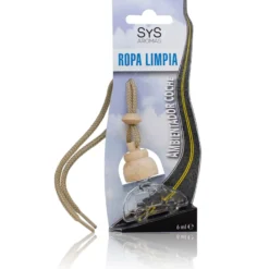 Ambientador Coche Ropa Limpia Little Car SYS Aromas 6 ml | Aroma Fresco y Limpio | Suave y Reconfortante