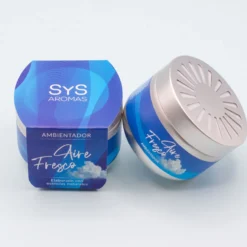 Ambientador de Armario Aire Fresco en Tarro de Aluminio SYS Aromas 30 g | Fresco y Mediterráneo | Neutraliza Olores