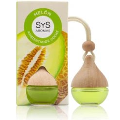 Ambientador de Coche Melón Gota SYS Aromas 6 ml | Aroma Afrutado y Fresco | Jugoso y Refrescante