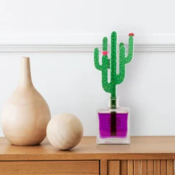 Ambientador Difusor Cactus Lavanda Deco Diffuser SYS Aromas 90 ml | Aroma Floral y Agreste | Relajante