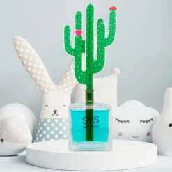 Ambientador Difusor Cactus Ropa Limpia Deco Diffuser SYS Aromas 90 ml | Aroma Fresco y Limpio | Relajante