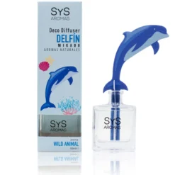 Ambientador Difusor Delfín Raíz Angélica Wild Animal SYS Aromas 90 ml | Herbal y Balsámico | Refrescante