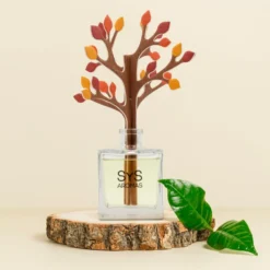 Ambientador Difusor Árbol Aloe Vera-Bambú Deco Diffuser SYS Aromas 90 ml | Fresco y Herbal | Relajante