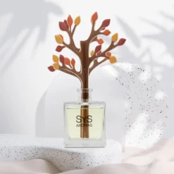 Ambientador Difusor Árbol Gardenia Deco Diffuser SYS Aromas 90 ml | Aroma Floral y Agreste | Vitalizante