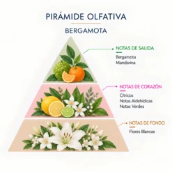 Ambientador Mikado Bergamota Mármol SYS Aromas 220 ml | Aroma Cítrico y Floral | Equilibrante