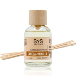 Ambientador Mikado Canela-Vainilla SYS Aromas 50 ml | Aroma Dulce y Especiado | Relajante