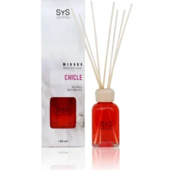 Ambientador Mikado Chicle Mármol SYS Aromas 100 ml | Aroma Dulce y Afrutado | Alegre