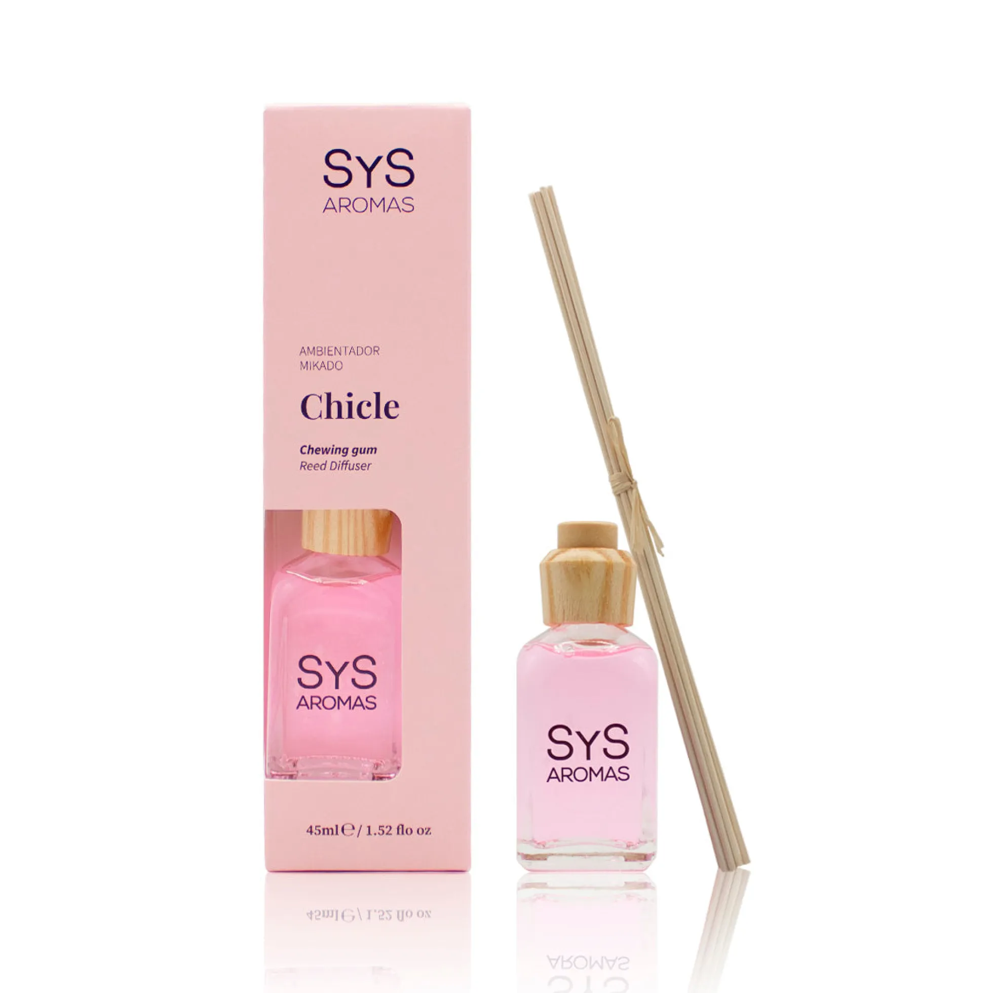 Ambientador Mikado Chicle Origins SYS Aromas 45 ml | Aroma Dulce y Afrutado | Alegre y Vibrante