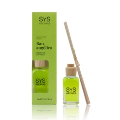 Ambientador Mikado de Raíz Angélica Origins SYS Aromas 45 ml | Aroma Herbal y Balsámico | Refrescante