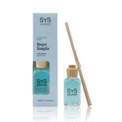 Ambientador Mikado de Ropa Limpia Origins SYS Aromas 45 ml | Aroma Fresco y Limpio | Relajante