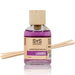Ambientador Mikado Lavanda SYS Aromas 50 ml | Aroma Floral y Agreste | Relajante