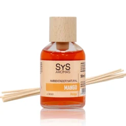 Ambientador Mikado Mango SYS Aromas 50 ml | Aroma Tropical y Afrutado | Energizante