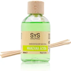 Ambientador Mikado Manzana Ácida SYS Aromas 100 ml | Aroma Afrutado y Ácido | Refrescante