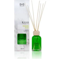Ambientador Mikado Manzana Ácida Mármol SYS Aromas 100 ml | Aroma Afrutado y Ácido | Refrescante
